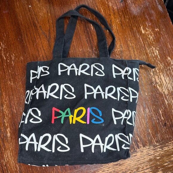 Robin Ruth Paris Canvas Black Travel Shoulder Bag - Picture 5 of 10